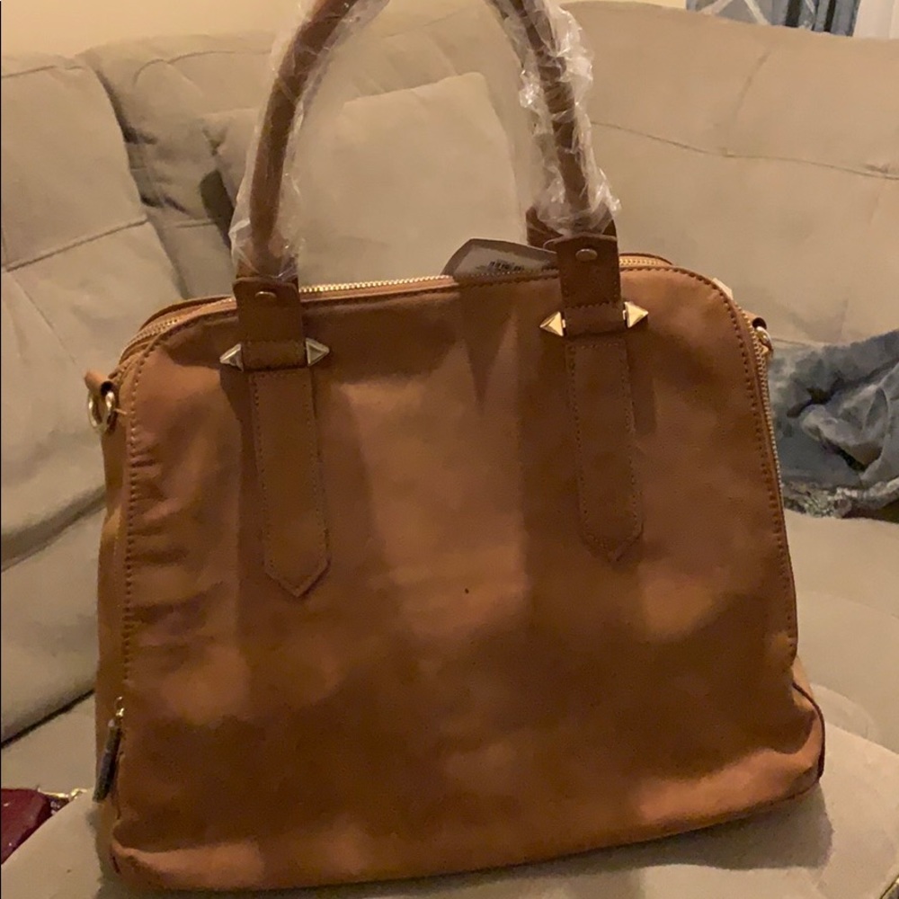 Large tan bag